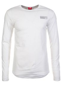 New Balance, Herren 'Athletics Classic' Longsleeve, Hellgrau / Wei&szlig;