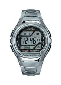 Casio, Herren Funk, Schwarz / Silber