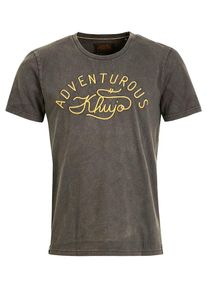 Khujo, Herren Shirt 'TOVER', Dunkelgrau