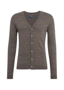 Tom Tailor, Herren Cardigan, Braunmeliert