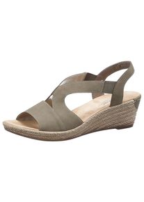 Rieker, Damen Sandalette, Khaki