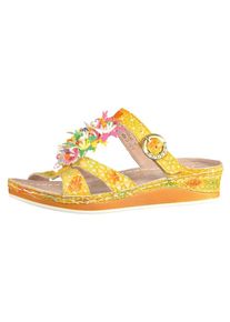 Laura Vita, Damen Pantoletten, Gelb