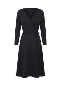 Banana Republic, Damen Kleid 'LS KNIT WRAP DRESS', Schwarz