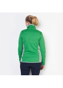 Jack Wolfskin, Damen Fleecejacke 'SKYLAND', Hellgrau / Grün
