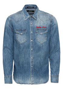 Replay, Herren Jeanshemd 'Hemd', Blue Denim