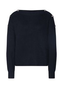 Guess, Damen Pullover 'LS RN GIADA SWTR', Schwarz