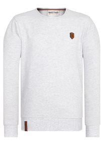 Naketano, Herren Sweatshirt 'Al K.Ohol', Hellgrau