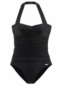 Lascana, Damen Badeanzug, Schwarz