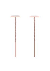 Elli, Damen Ohrringe 'Geo', Rosegold