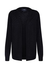 Object, Damen Strickjacke 'OBJCAROLA L/S KNIT CARDIGAN SEASONAL', Schwarz