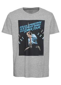 Jack & Jones JACK & JONES, Herren T-Shirt, Hellblau / Graumeliert / Schwarz