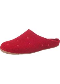 Haflinger, Damen Pantoffeln 'Noblesse', Rot