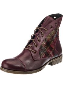 JOLANA & FENENA JOLANA & FENENA, Damen Schn&uuml;rstiefeletten, Rot