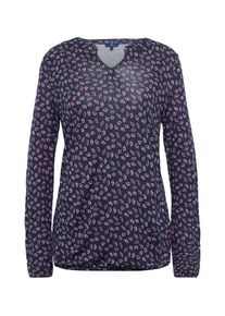 Tom Tailor, Damen Bluse, Navy / Pink