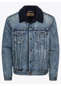 Levi's LEVI'S, Herren Jeansjacke 'TYPE 3 SHERPA TRUCKER', Blue Denim