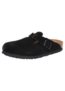 Birkenstock, Damen Clogs 'Boston', Braun / Schwarz