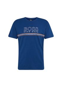 BOSS, Herren Shirt 'Urban T-Shirt RN 10188392 04', Blau / Weiß