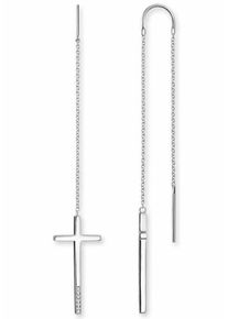 Thomas Sabo, Damen Paar Ohrhänger 'Kreuz, D_H0012-725-14', Silber