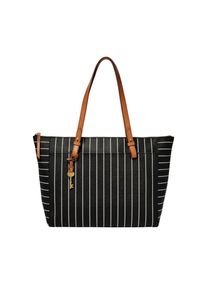 Fossil, Damen Shopper 'Rachel Tote', Cognac / Schwarz / Weiß