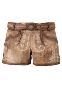 Marjo, Damen Trachtenhose, Beige / Hellbraun