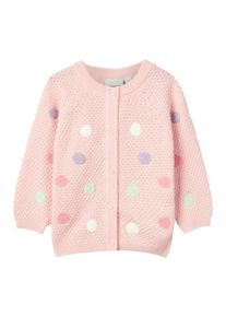 name it, M&auml;dchen Gepunktete Strick-Cardigan, Rosa