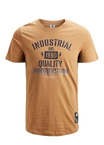 Jack & Jones JACK & JONES, Herren T-Shirt, Bronze / Schwarz
