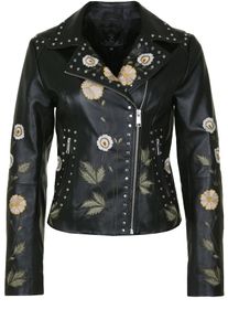 Rino & Pelle RINO & PELLE, Damen Lederjacke KIMARA, Mischfarben / Schwarz