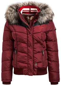 Khujo, Damen Jacke 'Holly', Rot / Schwarz