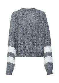 The Kooples Sport, Damen Pullover, Grau / Weiß