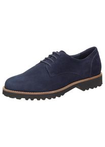 Sioux, Damen Schn&uuml;rschuh 'Meredith', Kobaltblau / Hellbraun