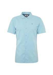 Tommy Jeans, Herren Hemd 'TJM SUMMER PIQUE CAMP SHIRT', Hellblau