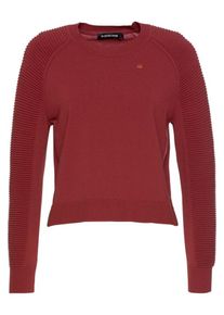 G-Star Raw, Damen Rundhalspullover 'Suzaki', Karminrot