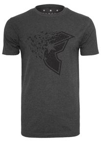 Mister Tee, Herren T-Shirt 'Blasted Tee', Dunkelgrau