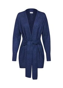 Vila, Damen Strickjacke, Blaumeliert