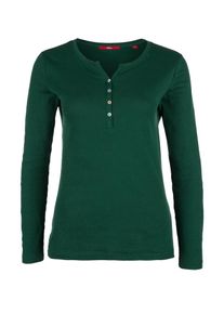 s.Oliver RED LABEL, Damen Langarmshirt, Gr&uuml;n