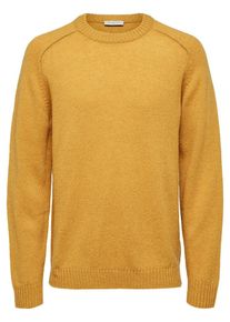 Selected Homme, Herren Strickpullover, Senf