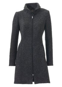 Heine, Damen Wollmantel, Graphit