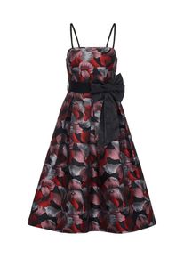 Apart, Damen Bandeaukleid, Rot / Schwarz