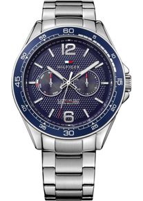 Tommy Hilfiger, Herren Multifunktionsuhr '1791366', Silber