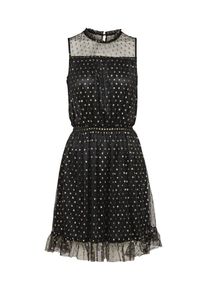 Tom Tailor, Damen Kleid, Gold / Schwarz