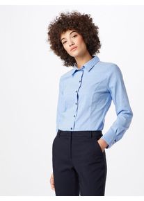 More & More MORE & MORE, Damen Bluse 'Dot Print Active', Blau / Hellblau