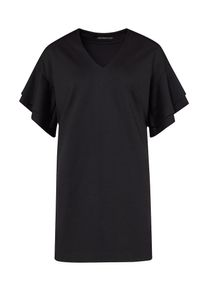 Apart, Damen Kleid aus festem Jersey, Schwarz