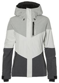 O`Neill O'NEILL, Damen Snowboardjacke 'Coral', Hellgrau / Dunkelgrau / Schwarz