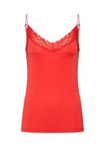 Object, Damen Spitzentop 'LEENA', Orangerot