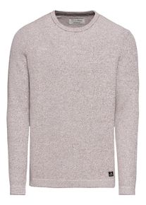 Tom Tailor Denim, Herren Pullover 'Grindel', Taupe / Bordeaux