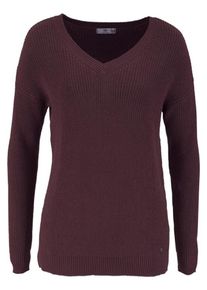 AJC, Damen Strickpullover, Bordeaux