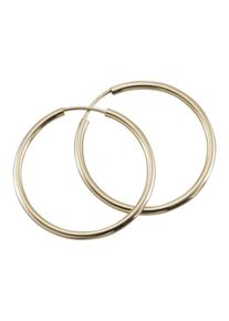 Firetti, Damen Paar Creolen 'Basic', Gold