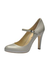 Evita, Damen Pumps, Hellgrau