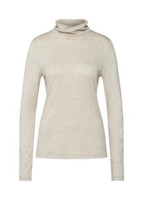 Only, Damen Pullover 'ASHLEY L/S HIGHNECK TOP BOX JRS', Beige
