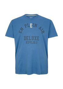 s.Oliver RED LABEL, Herren T-Shirt, Blaumeliert / Schwarz / Weiß